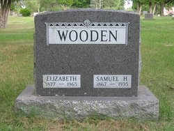 Elizabeth “Lizzie” <I>Wolff</I> Wooden 