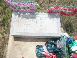 Lillie Bell <I>Collins</I> Betton 
