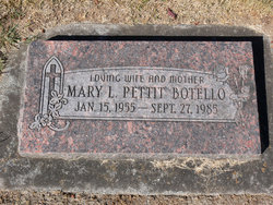 Mary Louise <I>Pettit</I> Botello 