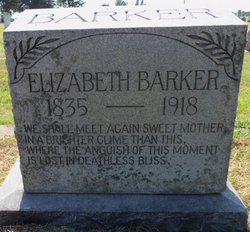 Elizabeth <I>Morris</I> Barker 