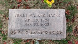 Violet <I>Walker</I> Hayes 