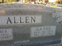 Ila Faye <I>Redden</I> Allen 