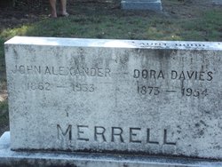 Dora Virginia “Aunt Dodie” <I>Davies</I> Merrell 