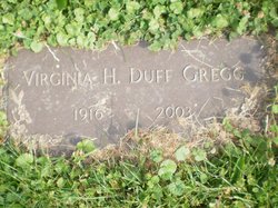 Virginia H. <I>Duff</I> Gregg 
