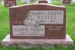 Martha <I>Fleming</I> Duffes 