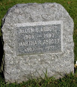 Martha M <I>Robinson</I> Abbott 