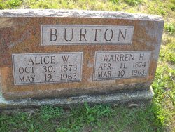 Alice <I>White</I> Burton 