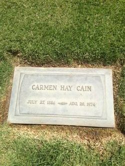Carmen <I>Hay</I> Cain 