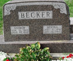 Bertha <I>Bachmann</I> Becker 