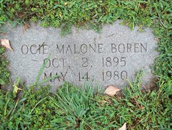 Ocie <I>Malone</I> Boren 