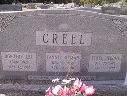 Ethel Jerome Creel 