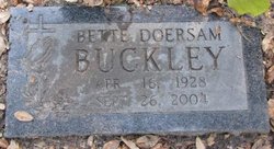 Bette <I>Doersam</I> Buckley 