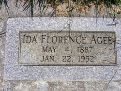 Ida Florence <I>McGlothlin</I> Agee 