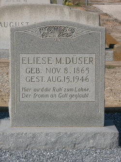 Eliese Margarete <I>Rathkamp</I> Duser 