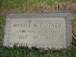 Myrtle Mae <I>Hudson</I> Cotner 