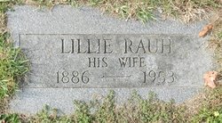 Lillian Davey “Lillie” <I>Rauh</I> Burr 