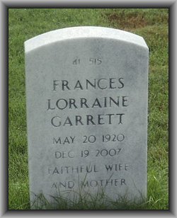 Frances Lorraine Garrett 
