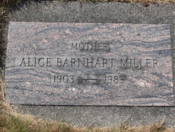 Alice <I>Barnhart</I> Miller 