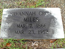 Savannah <I>Crow</I> Miles 