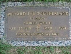 Willard Lee “Jack” Southerland 
