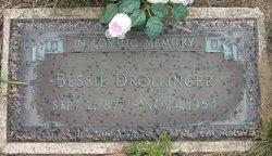 Elizabeth A “Bessie” <I>Swisher</I> Drollinger 
