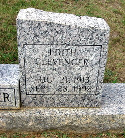 Edith <I>Fine</I> Clevenger 