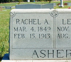 Rachel Ann <I>Bratton</I> Asher 
