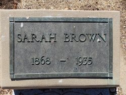 Sarah <I>Rutherford</I> Brown 