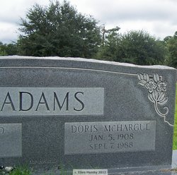 Doris <I>McHargue</I> Adams 
