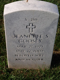 Jeanette S Goosey 