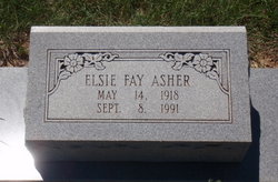 Elsie Fay Asher 