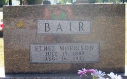Ethel <I>Morrison</I> Bair 