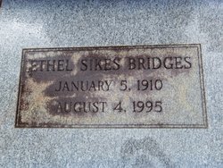 Ethel <I>Sikes</I> Bridges 