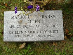 Marjorie E <I>Franke</I> Allen 