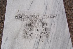 Rebecca Pearl <I>Barrow</I> Lott 