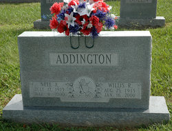 Nell A <I>Adams</I> Addington 