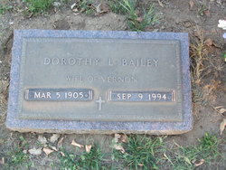 Dorothy Louise “Toots” <I>Gilliland</I> Bailey 