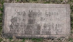 Neva Ella <I>Meade</I> Evans 