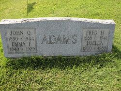 Emma F <I>Frazier</I> Adams 