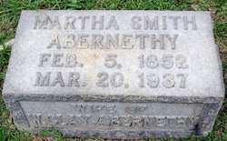 Martha Ellen <I>Smith</I> Abernethy 