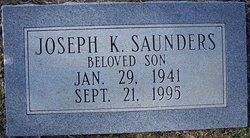 Joseph K Saunders 