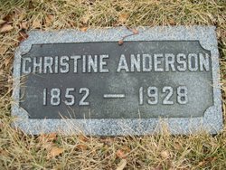 Christine <I>Peterson</I> Anderson 