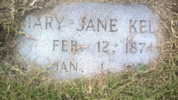 Mary Jane <I>Buchanan</I> Kelley 