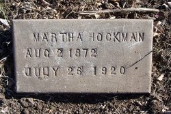 Martha Melissa <I>Askins</I> Hockman 