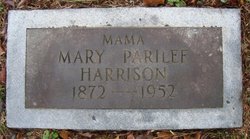 Mary Parilee <I>Letcher</I> Harrison 