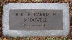Bertie <I>Harrison</I> McDowell 