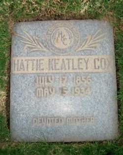 Hattie <I>Keatley</I> Cox 