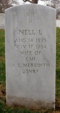 Nellie Heath “Nell” <I>Lawson</I> Meredith 