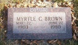 Myrtle Catherine <I>Green</I> Brown 