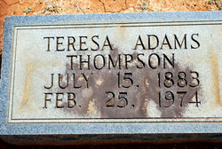 Teresa <I>Adams</I> Thompson 